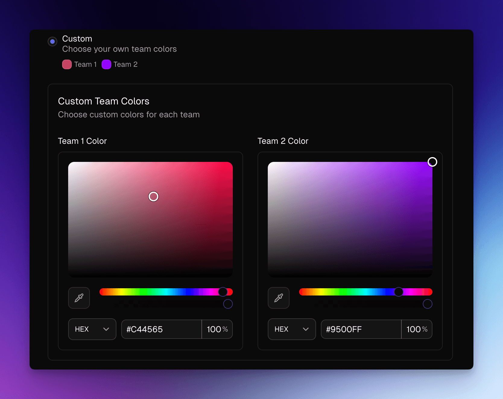Accessibility Settings - Custom Colorblind Mode